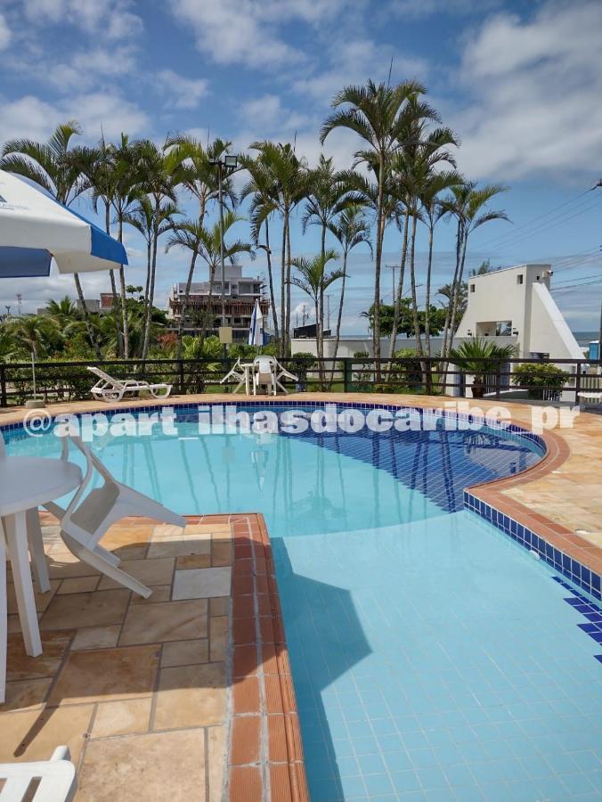 Apto Cond Ilhas Do Caribe - Pr - Beira Mar Matinhos Exterior foto